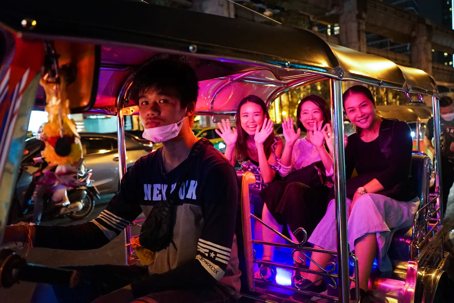 Nightlife tour rooftop bar