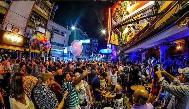 Pattaya night skyline